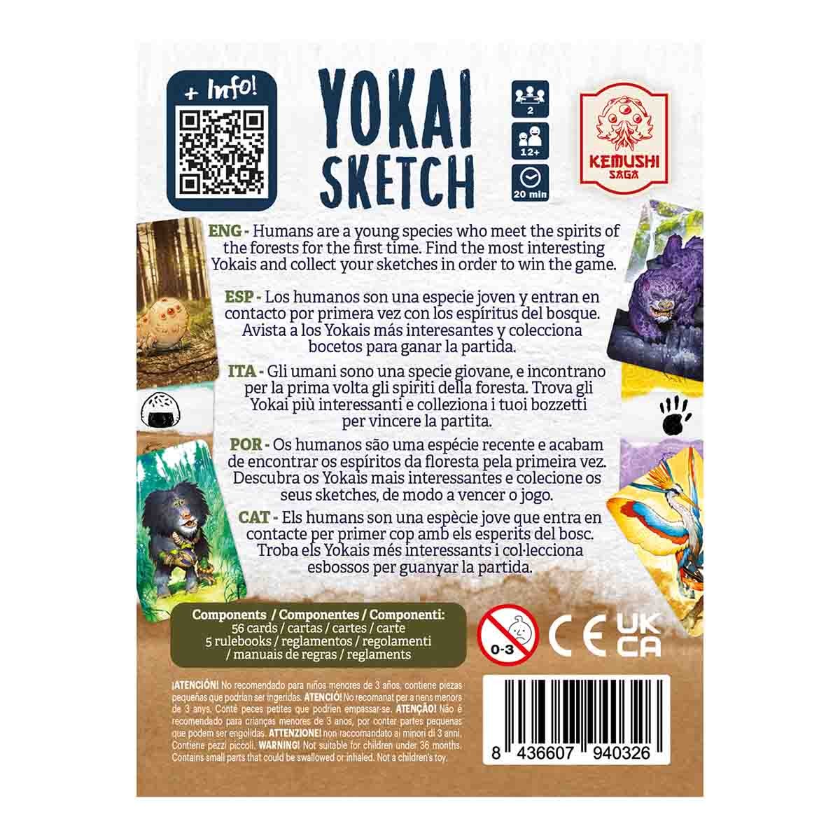 Yokai Sketch - Devir Pocket - Kemushi Saga