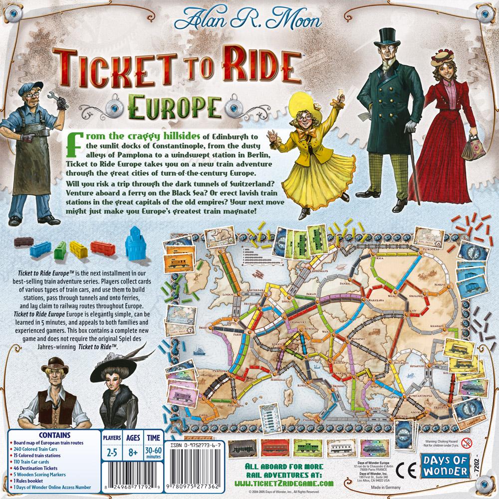 Ticket to Ride: Europe - ENG - AV