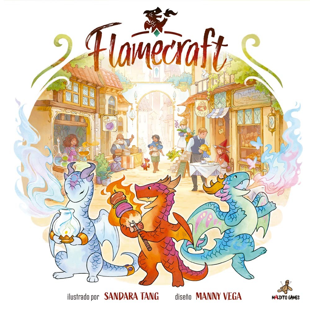 Flamecraft - Juego de Mesa Familiar