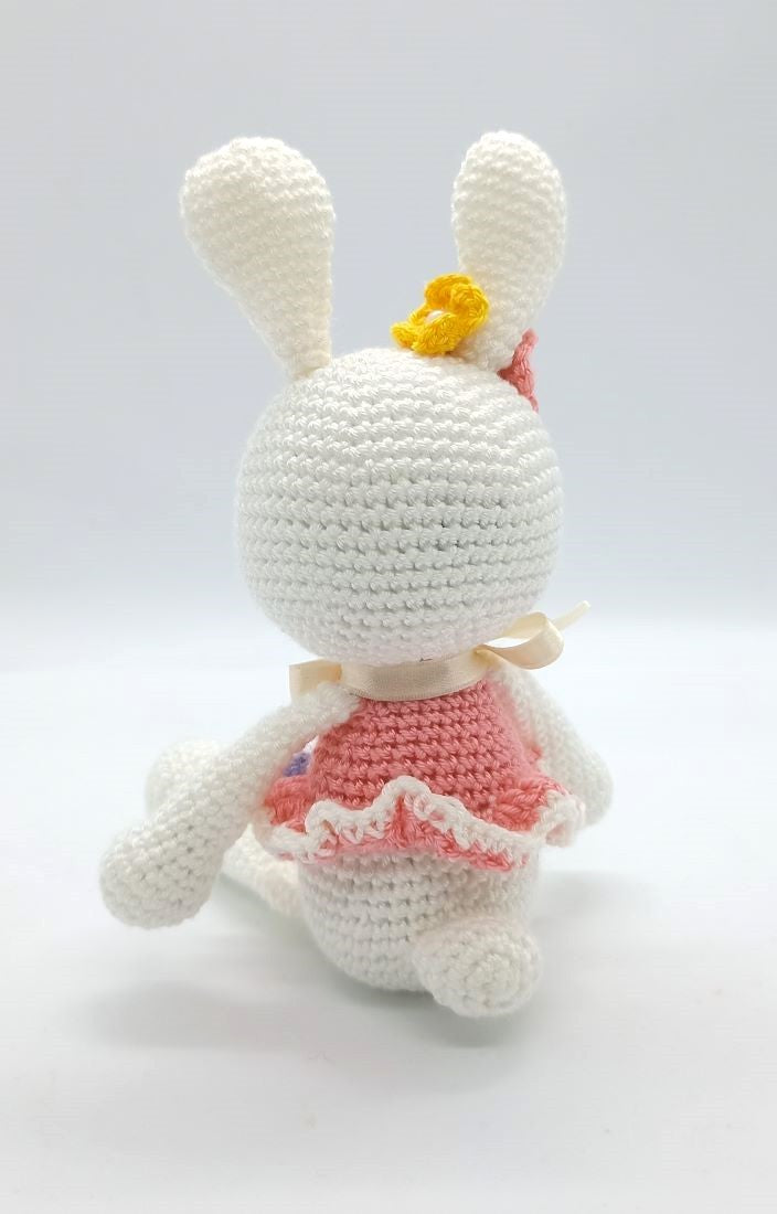 Amigurumi En Crochet - Conejita Mediana con Falda