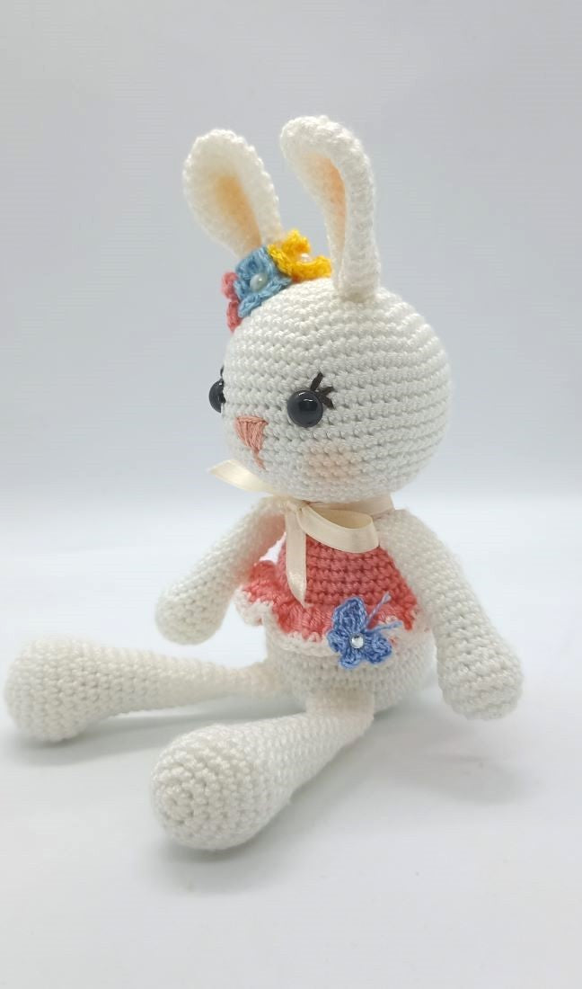 Amigurumi En Crochet - Conejita Mediana con Falda