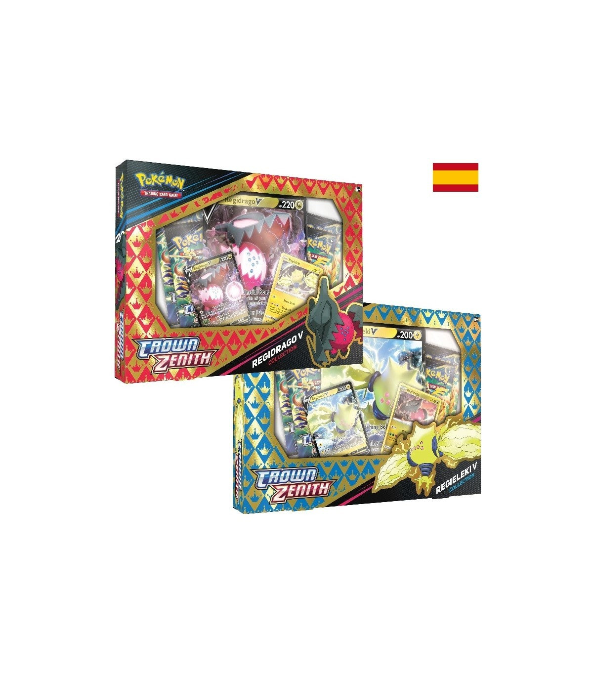 Pokémon: Regieleki V y Regidrago V de Cenit Supremo