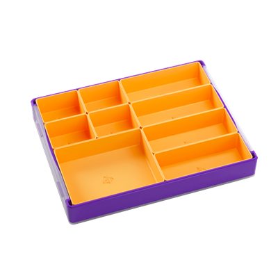 Caja Grande Token Silo morado Y naranja