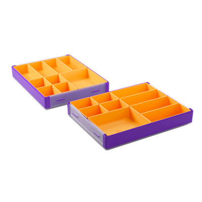 Caja Grande Token Silo morado Y naranja