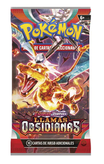 Pokémon - Llamas Obsidianas (Sobre Individual) - ESP