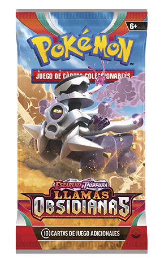 Pokémon - Llamas Obsidianas (Sobre Individual) - ESP