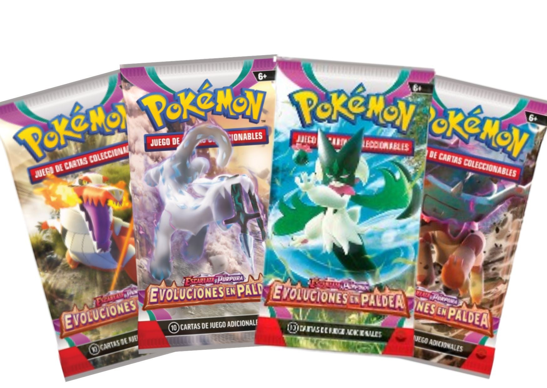 sobres Pokémon - Evoluciones en Paldea español