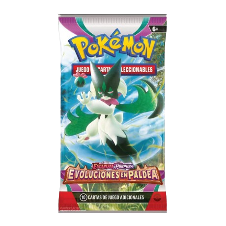 sobres Pokémon - Evoluciones en Paldea español