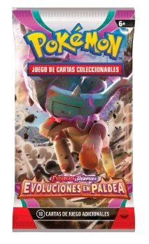 sobres Pokémon - Evoluciones en Paldea español