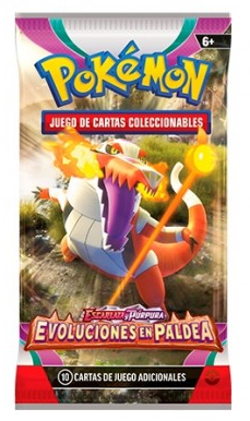 sobres Pokémon - Evoluciones en Paldea español