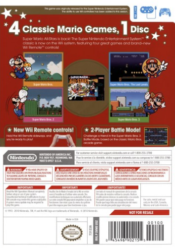 Nintendo Selects: Super Mario All Stars - (Wii)