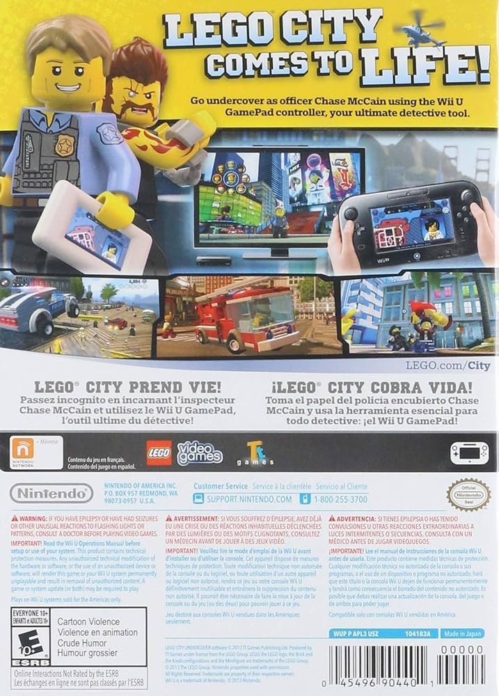 Nintendo selects: LEGO City Undercover - (WiiU)