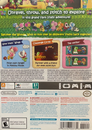 Yoshi's Wolly World - (WiiU)