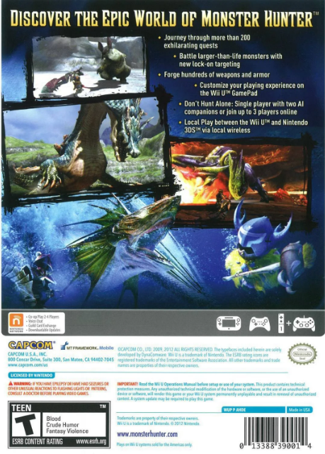 Moster Hunter 3 Ultimate - (WiiU)