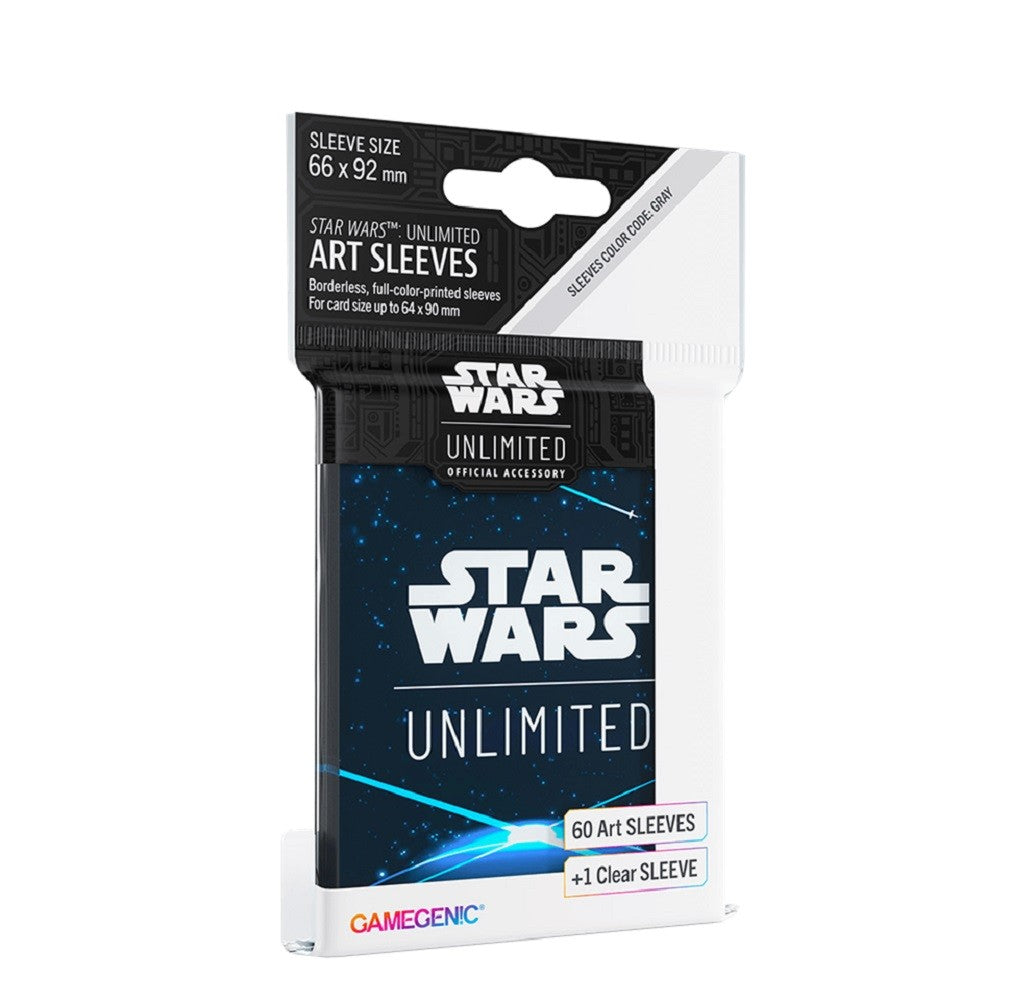 Fundas Star Wars 66x92mm x60 - Space Blue