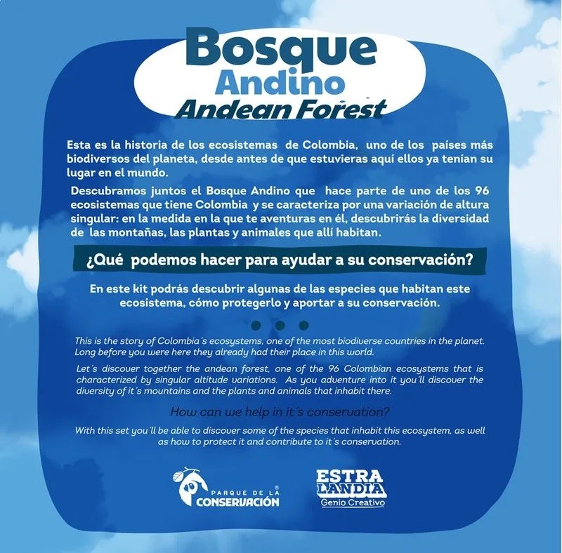 Estralandia Genio Creativo Fauna y Flora Bosque Andino 380 Fichas