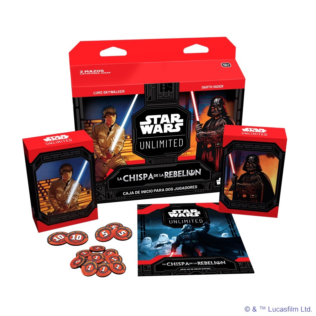 StarWars™ Unlimited: La chispa de la rebelión - Caja Inicio 2 Jugadores - Español