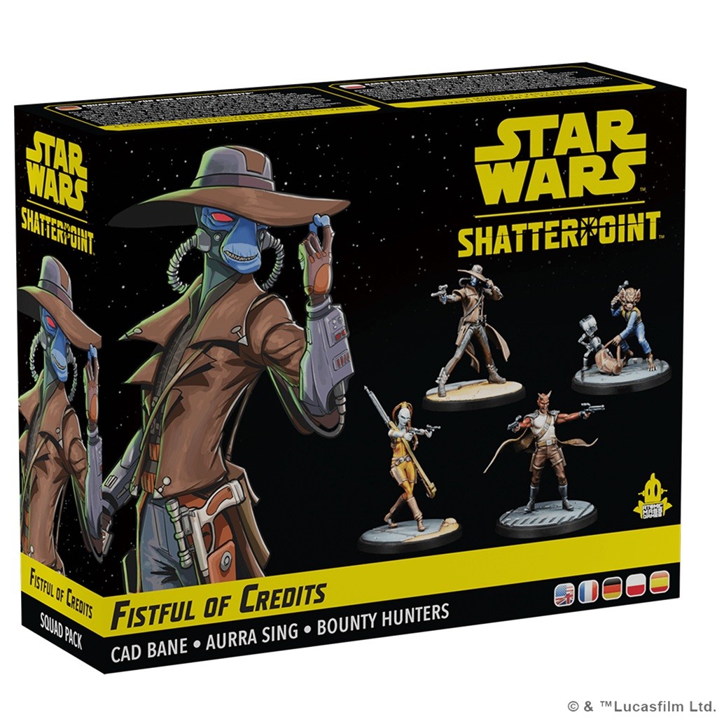 Star Wars Shatterpoint: Fistful of Credits Cad Bane Squad Pack