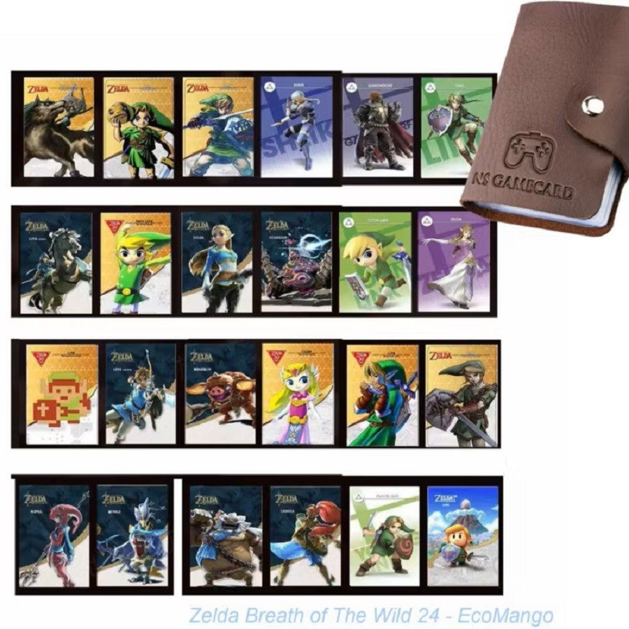 Pack 24 Tarjetas Amiibo Nfc Para Zelda Breath Of The Wii
