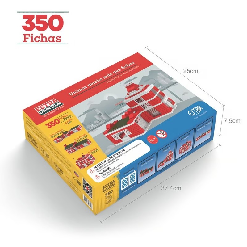 Estralandia 350 Fichas Genio Constructor