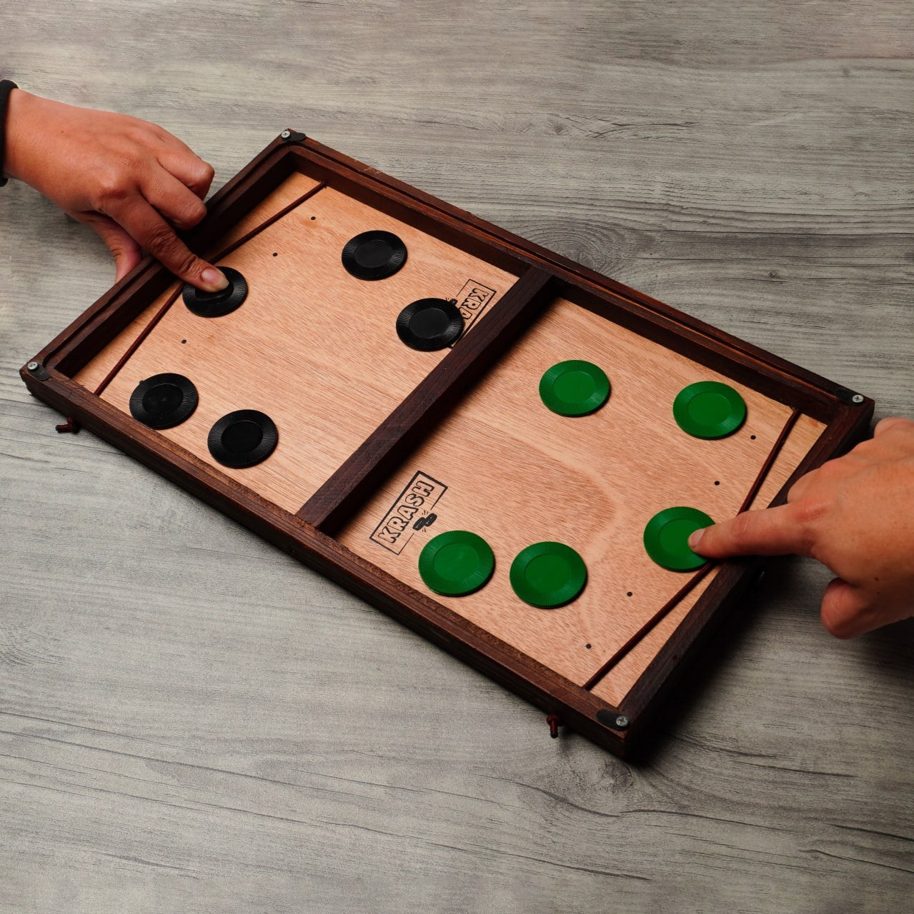 Krash Pequeño + Triqui - Juego Mesa Artesanal