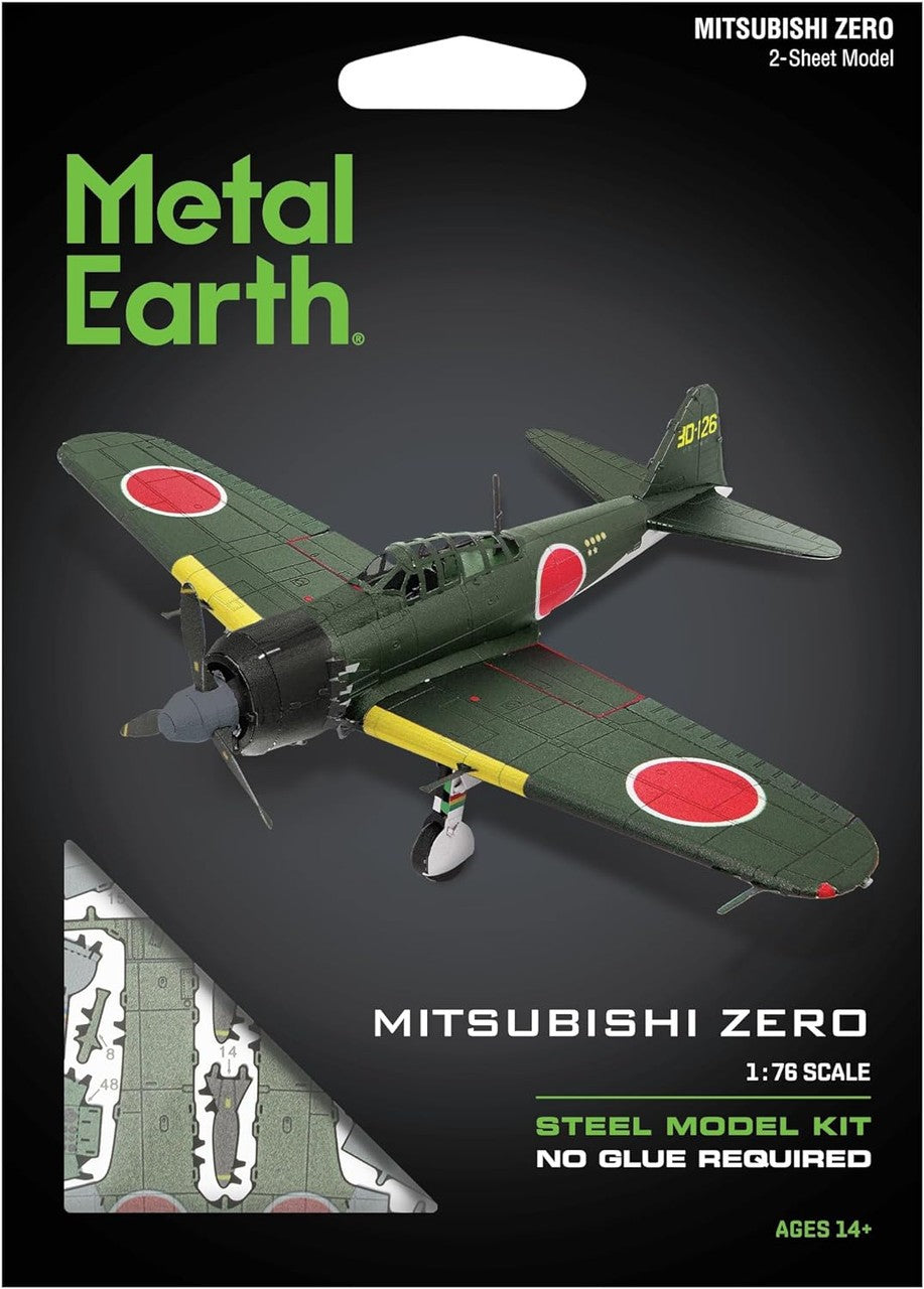 Mitsubishi Zero (Color) - Metal Earth