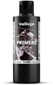 Pintura Surface Primer Negro Brillante 74660 200ml - Vallejo