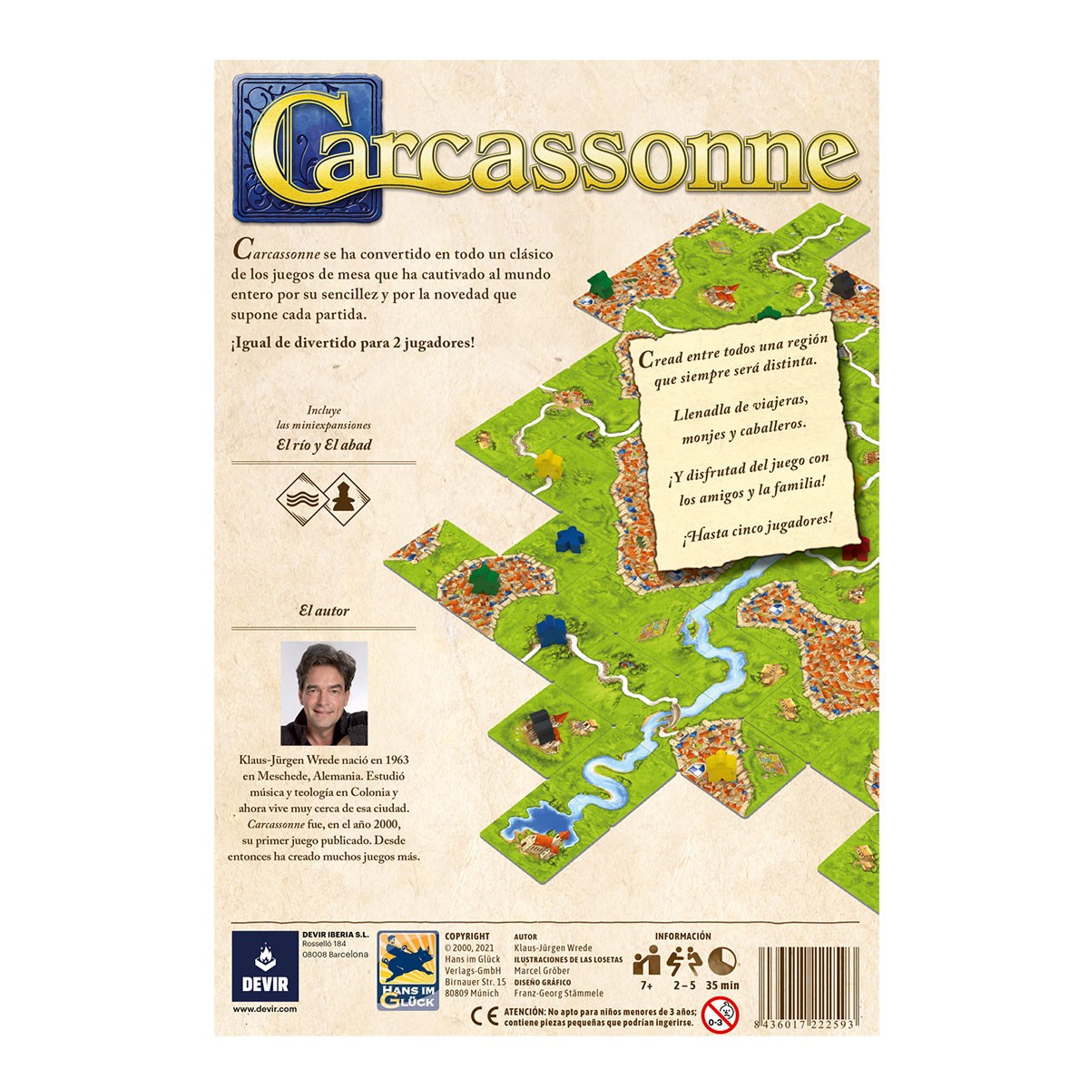 Carcassonne - Juego de Mesa Estratégico