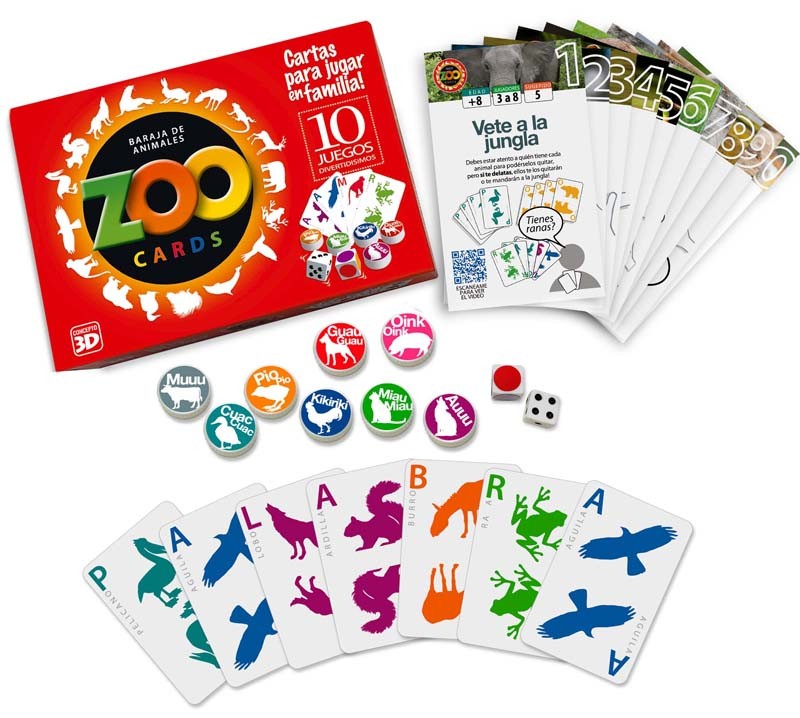 Zoo Cards - Juego de Mesa