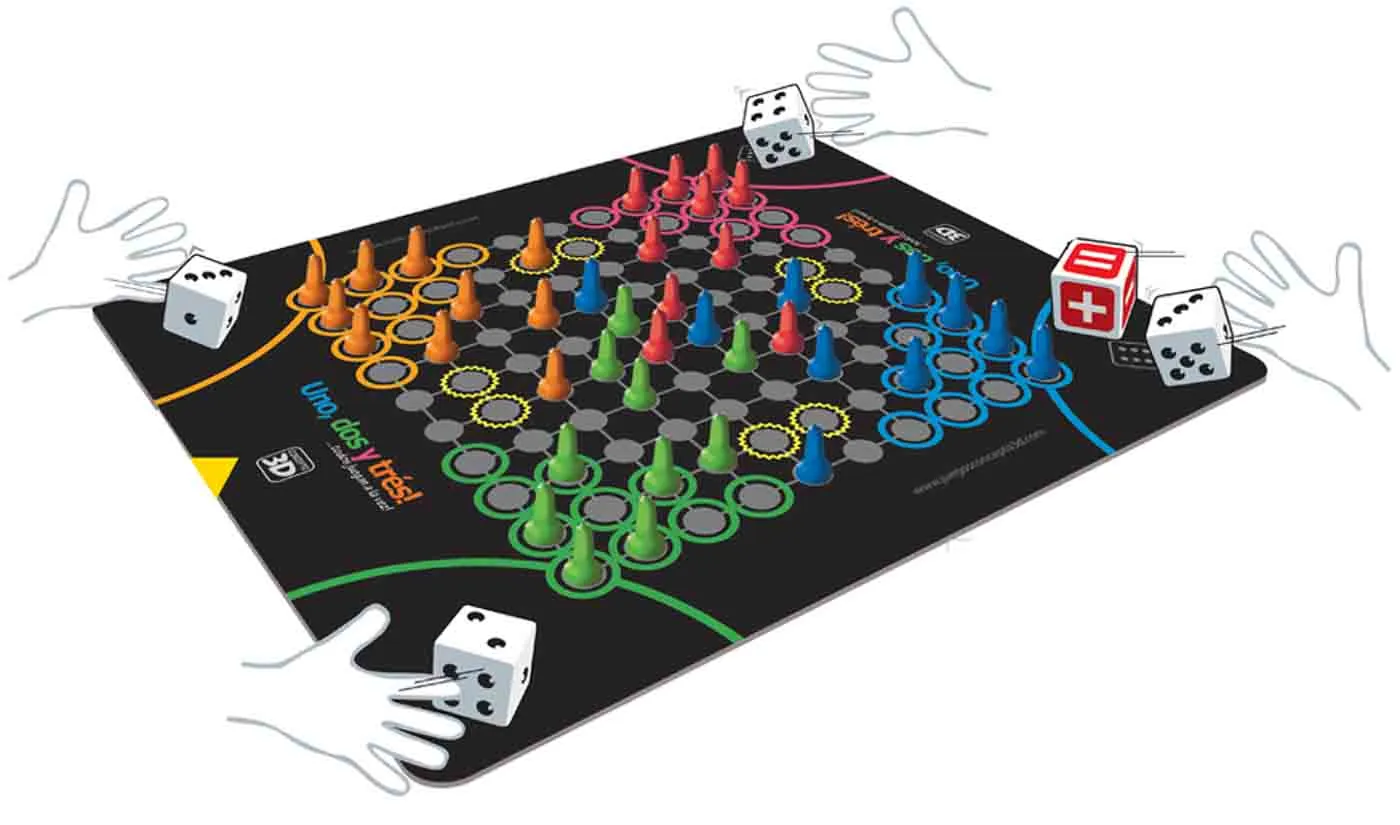 Uno, Dos y Tres! - Juego de Mesa