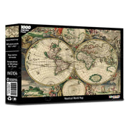 Rompecabezas Mapa Náutico del Mundo - 1000 Piezas