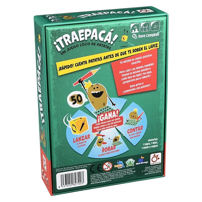 ¡Traepacá! - Un juego loco de Patatas