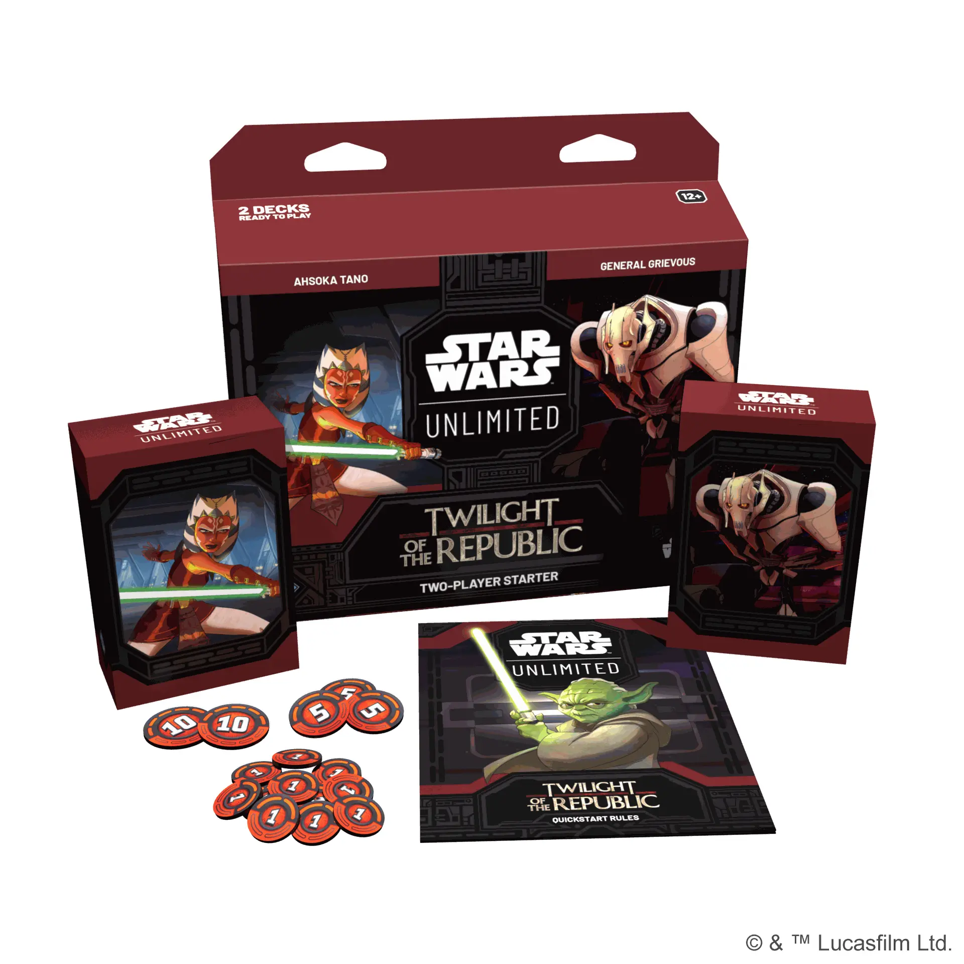 StarWars™ Unlimited: Twilight Of The Republic - Two Player-Starter - Ing + Obsequio