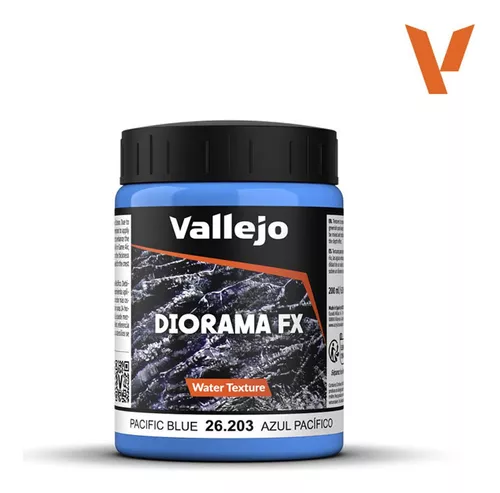 Acrilico Efecto Azul Pacífico Diorama Fx -200ml Vallejo