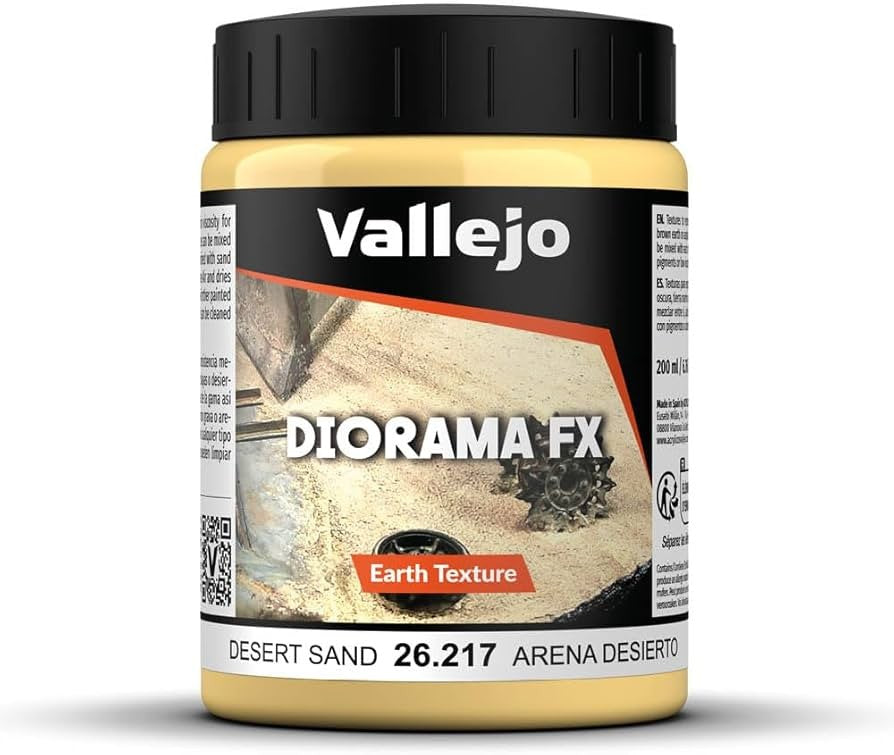 Acrilico Efecto Arena Desierto Diorama FX 200ml Vallejo