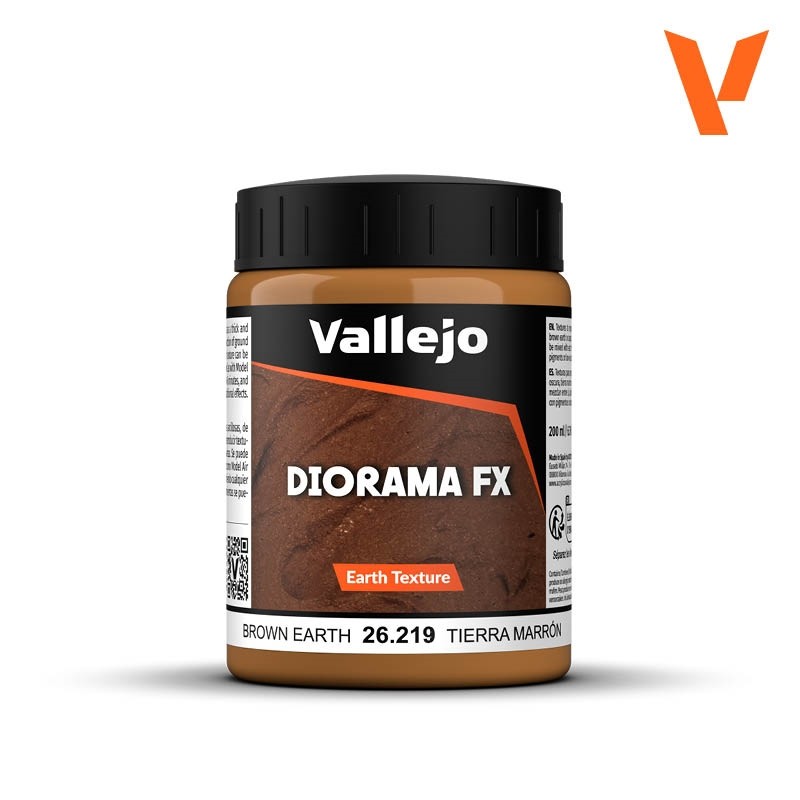 Acrilico Efecto Tierra Marrón Diorama FX 200ml Vallejo
