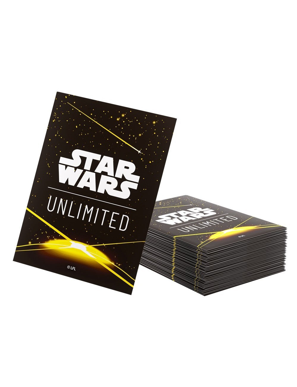 Fundas Star Wars 66x92mm x60 - Back Yellow