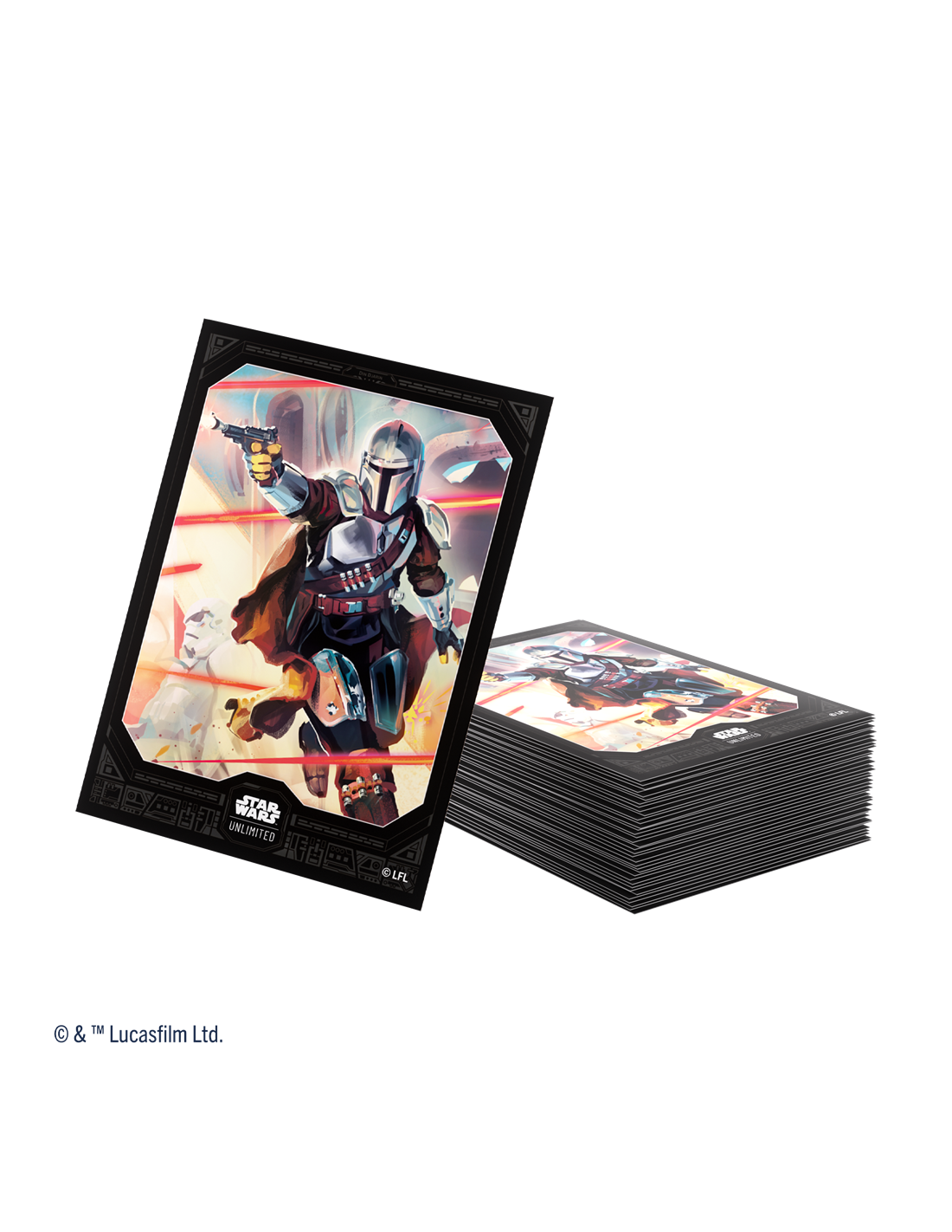Fundas Star Wars 66x92mm x60 - Mandalorian