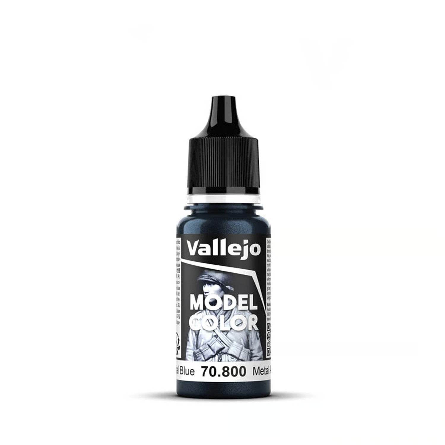Acrílico Model Color - Metal Azul 18ml - Vallejo