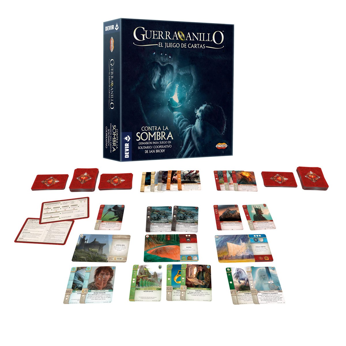 Contra la Sombra - Expansión Guerra del anillo: juego de cartas