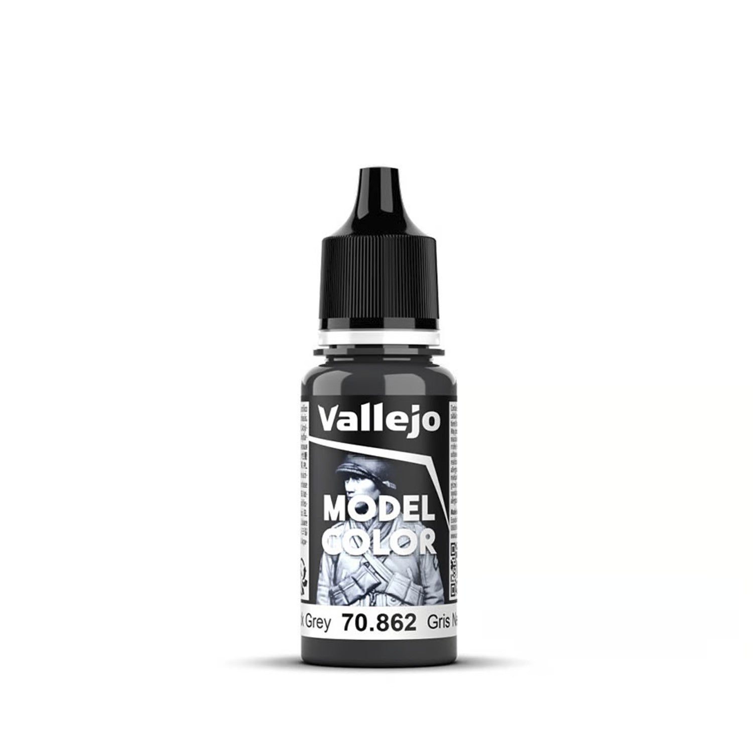 Acrílico Model Color - Gris Negro 18ml - Vallejo