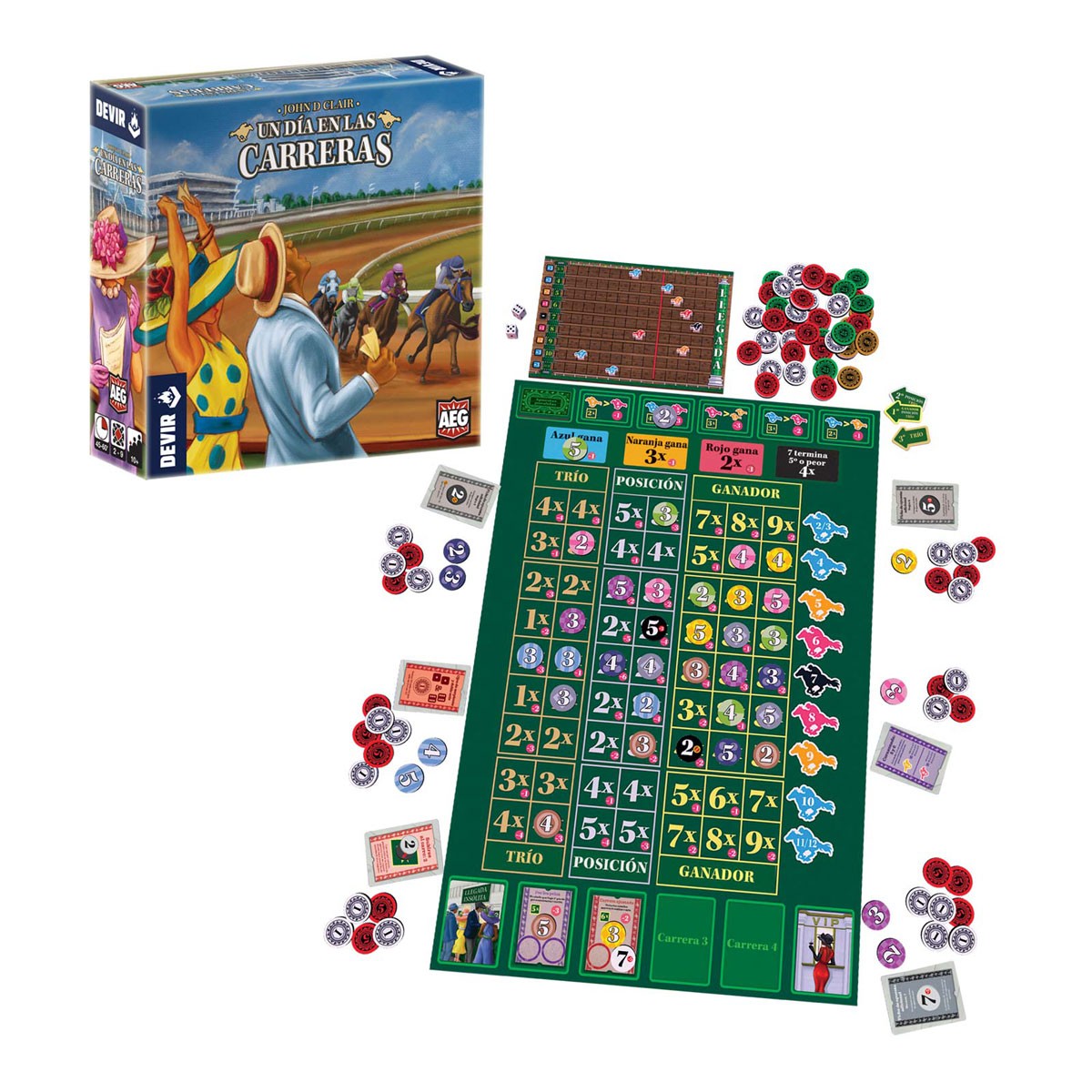 Un Día En Las Carreras - Juego De Mesa