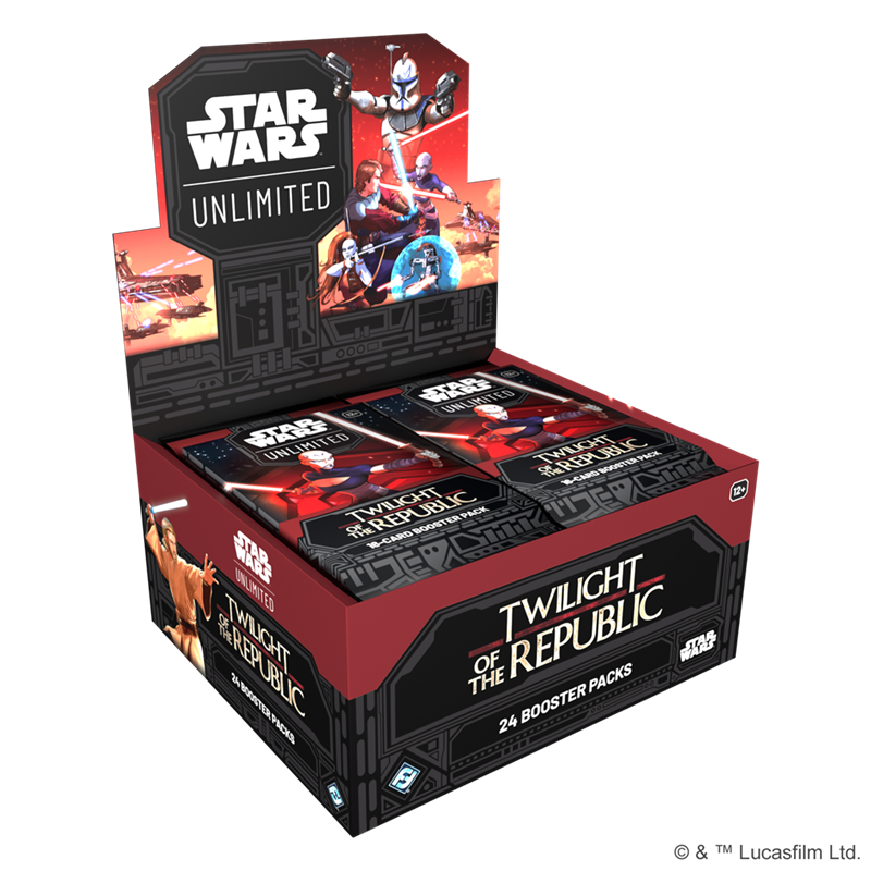 StarWars™ Unlimited: Ocaso de la republica - Booster Display - Esp+ Obsequio