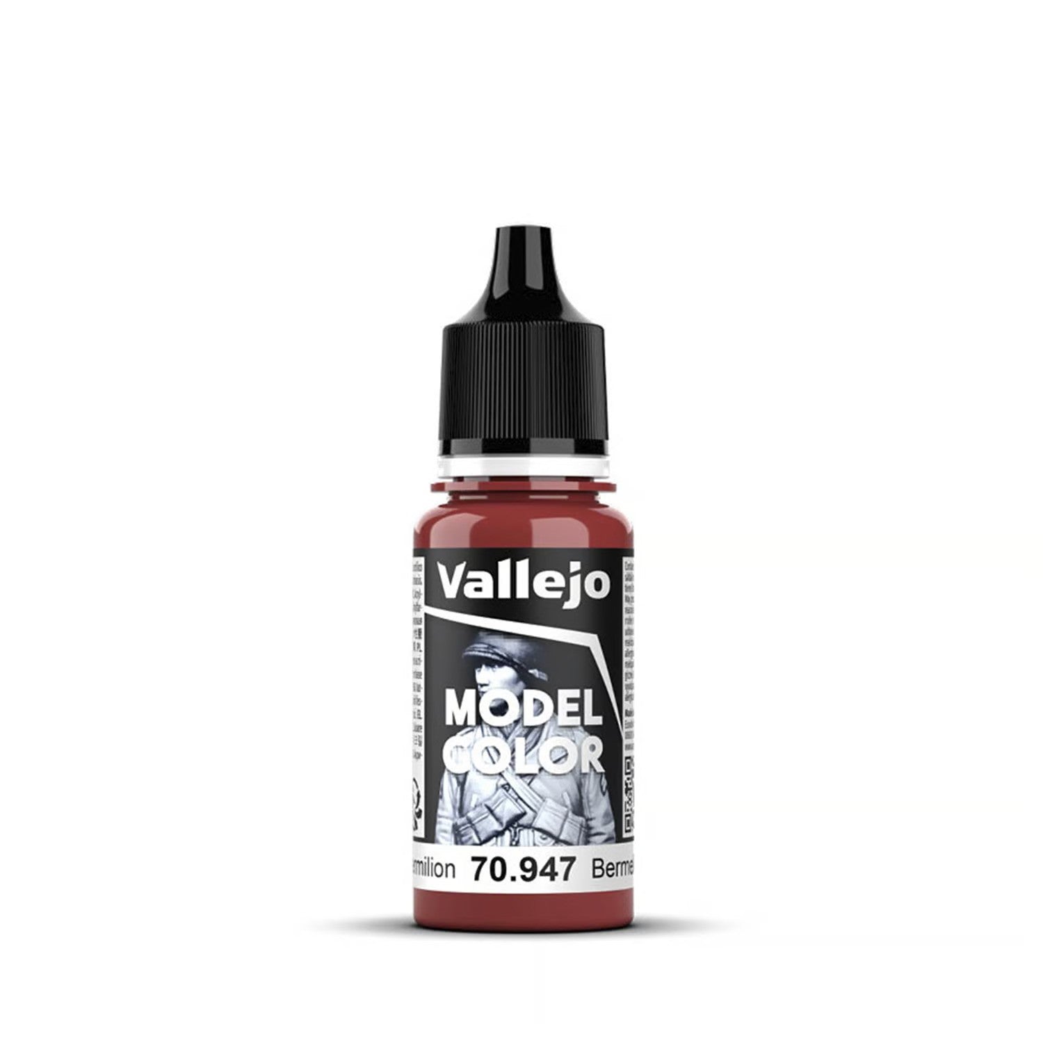 Acrílico Model Color 70947 - Bermellón Oscuro 18ml - Vallejo