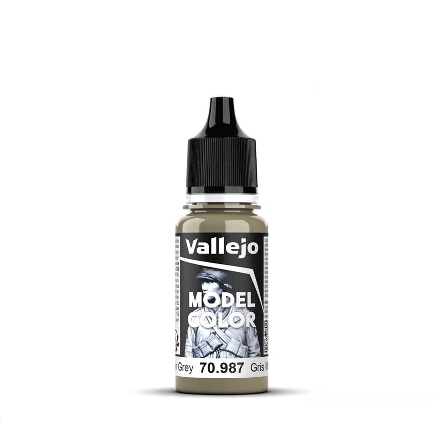 Acrílico Model Color - Gris Medio 18ml - Vallejo