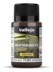 Acrílico - Weathering FX Salpicaduras Barro Marrón 40ml - Vallejo