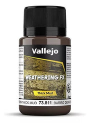 Acrílico - Weathering FX Salpicaduras Barro Marrón Denso 40ml - Vallejo