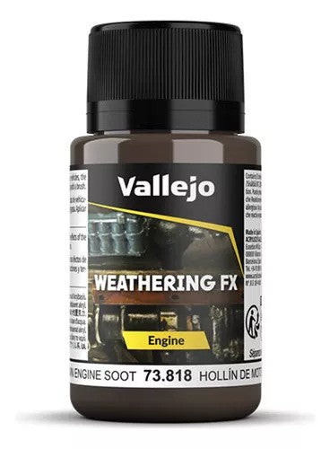 Acrílico - Weathering FX Hollín De Motor 40ml - Vallejo