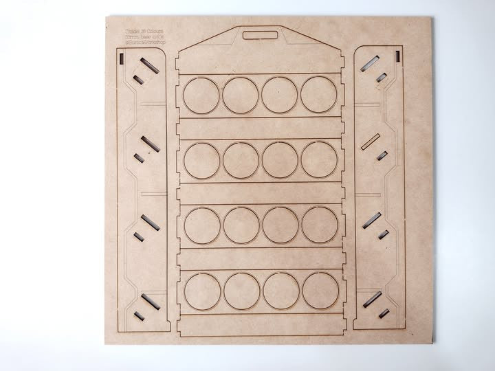 Soporte para 16 pinturas de Citadel