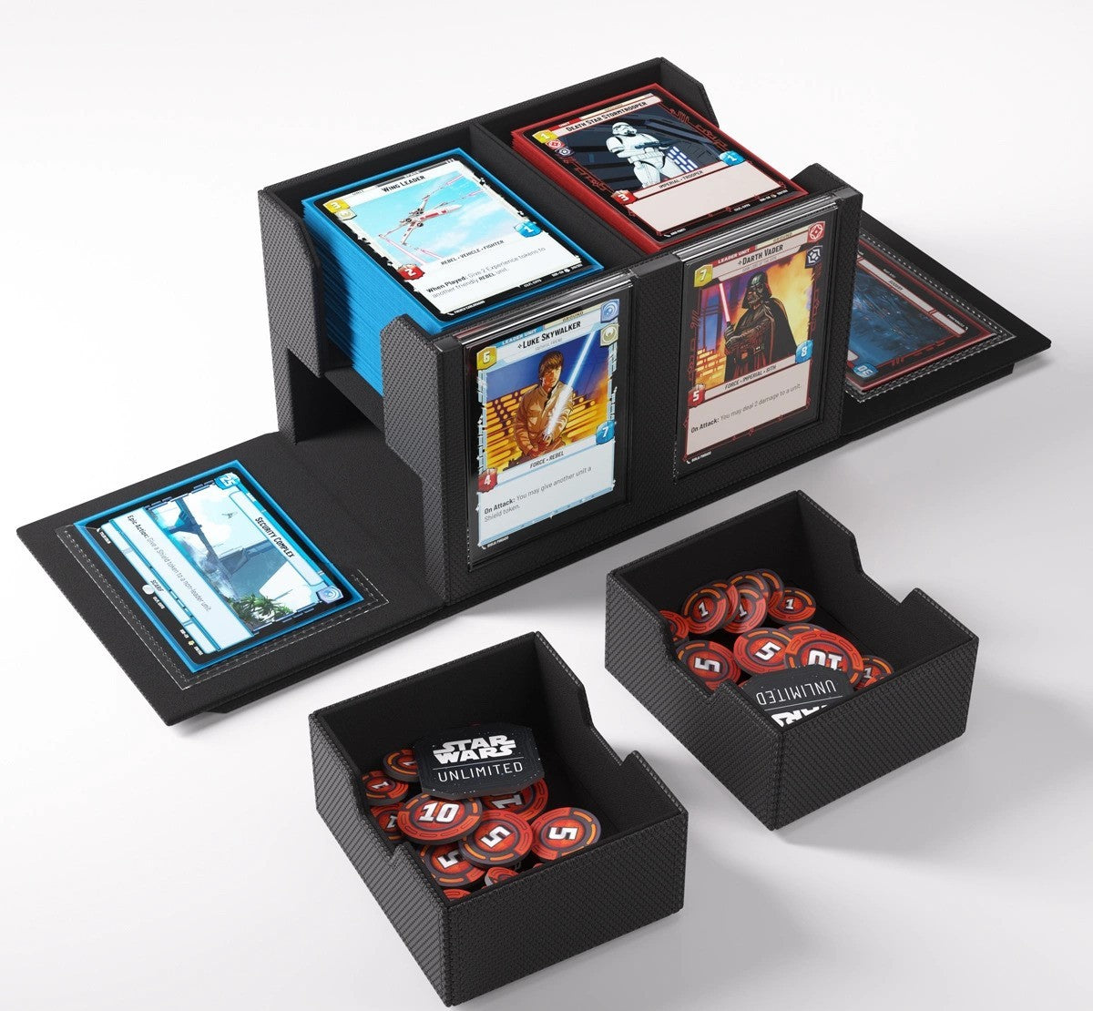 StarWars™ Unlimited: Deck Box - Negro Double Deck Pod
